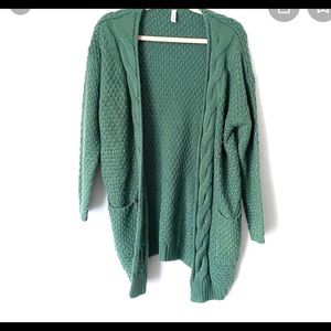 Emerald green cardigan